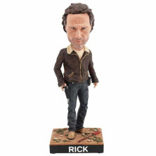 FIGURA RICK GRIMES - THE WALKING DEAD BOBBLEHEAD 20CM EN POLIRESINA