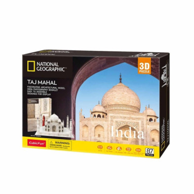 imagen 2 de puzzle 3d taj mahal national geographic