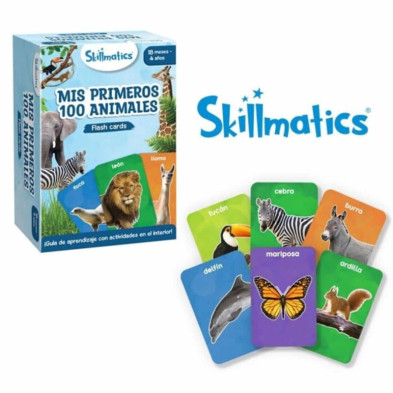 imagen 1 de juego mis primeros 100 animales skillmatics