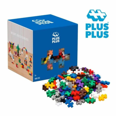 imagen 1 de cubo de piezas básico 600 piezas plus plus