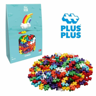 imagen 1 de sobre de piezas arcoiris 300 piezas plus plus