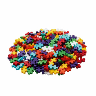 imagen 2 de sobre de piezas arcoiris 300 piezas plus plus