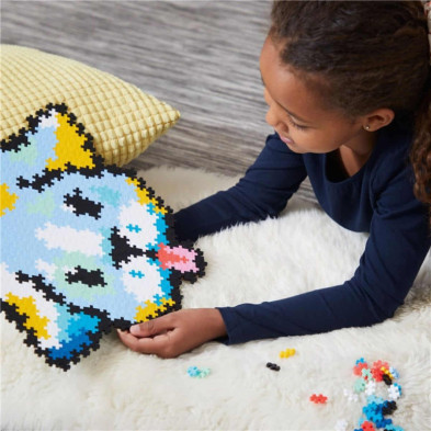 imagen 3 de puzzle by number cachorro 500 piezas plus plus