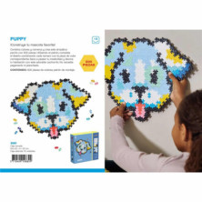 imagen 4 de puzzle by number cachorro 500 piezas plus plus