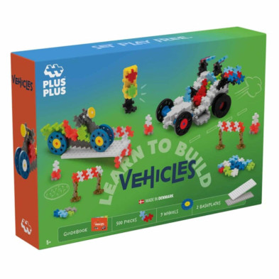 Imagen puzzle vehiculos 500 piezas plus plus
