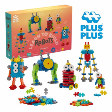 imagen 1 de puzzle robots 250 piezas plus plus