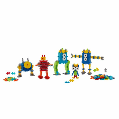 imagen 2 de puzzle robots 250 piezas plus plus
