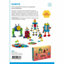 imagen 3 de puzzle robots 250 piezas plus plus