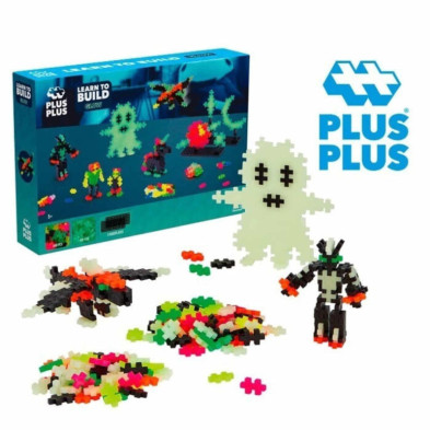 imagen 1 de puzzle brilla en la oscuridad 500 piezas plus plus