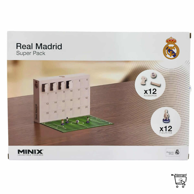 Imagen figuras minix super pack 5 jugadores real madrid Imagen figuras minix super pack 5 jugadores real madrid