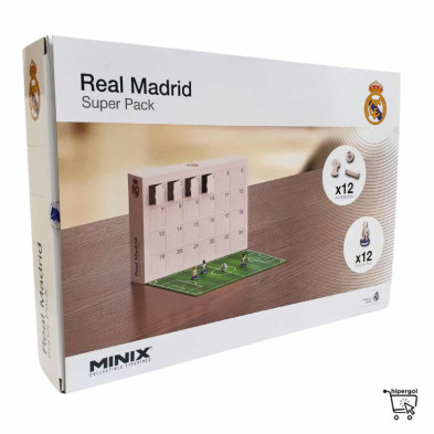 imagen 1 de figuras minix super pack 5 jugadores real madrid