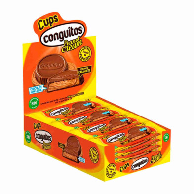imagen 2 de conguitos cups crema cacahuete 37 gramos lacasa