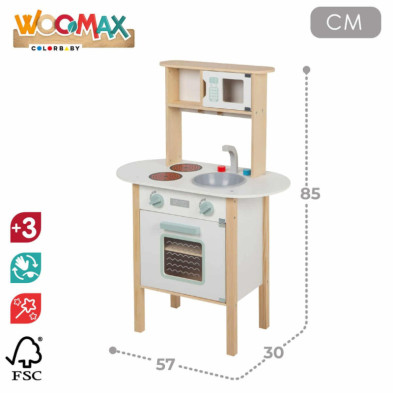 imagen 3 de cocina de madera con accesorios