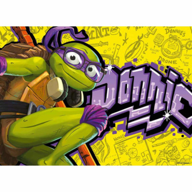 imagen 3 de puzzle tortugas ninja 4x100 piezas ravensburger