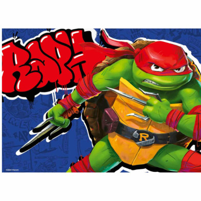 imagen 4 de puzzle tortugas ninja 4x100 piezas ravensburger