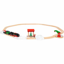 Imagen set ferroviario navideño  brio