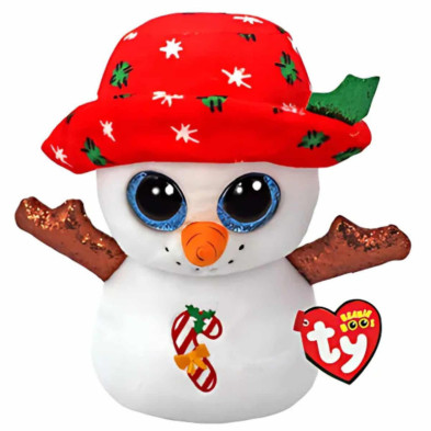 Imagen peluche beanie boos muñeco de nieve brrrnie 15cm t Imagen peluche beanie boos muñeco de nieve brrrnie 15cm t