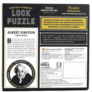 imagen 2 de juego de ingenio einstein lock puzzle