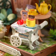 imagen 3 de puzzle de madera face tea yard robotime