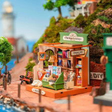 imagen 1 de puzzle de madera the muse bookshop robotime