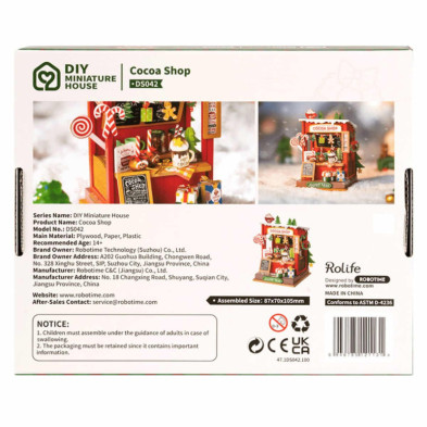 imagen 3 de puzzle de madera cocoa shop robotime