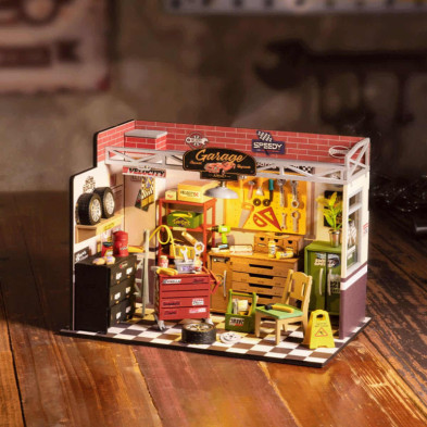 imagen 1 de puzzle de madera garage workshop robotime