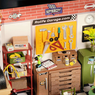 imagen 2 de puzzle de madera garage workshop robotime