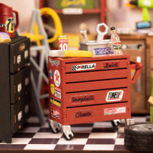 imagen 3 de puzzle de madera garage workshop robotime