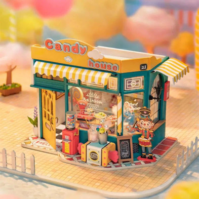 imagen 1 de puzzle de madera candy house robotime