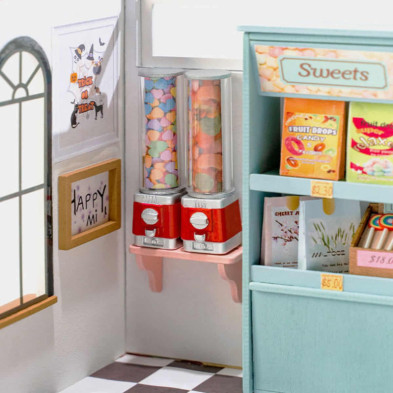 imagen 4 de puzzle de madera candy house robotime