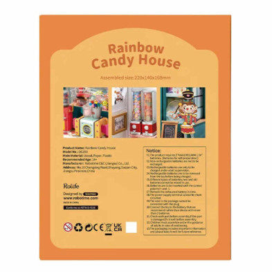 imagen 6 de puzzle de madera candy house robotime