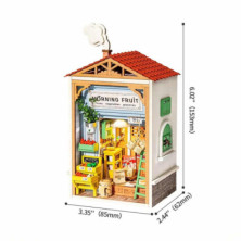 imagen 2 de puzzle de madera morning fruit store robotime