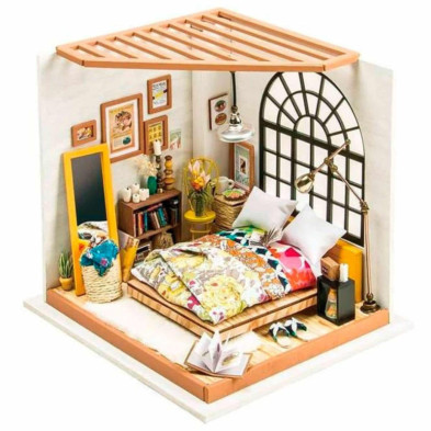 Imagen puzzle de madera alices dreamy bedroom robotime