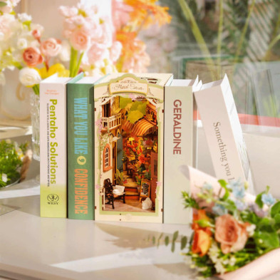 imagen 2 de puzzle de madera floral corner