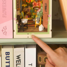 imagen 3 de puzzle de madera floral corner