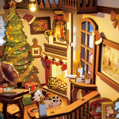 imagen 2 de puzzle de madera christmas indoor scene