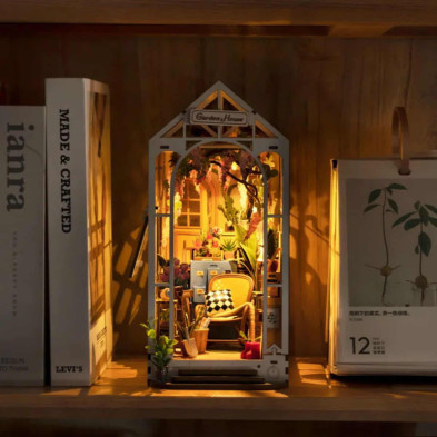 imagen 2 de puzzle de madera flower house