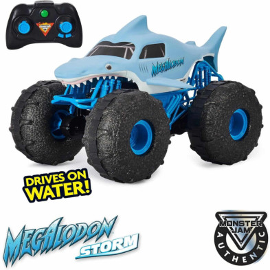 imagen 4 de coche radio control monster jam megalodon storm