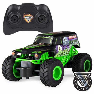 imagen 1 de coche radio control monster jam grave digger 1:24