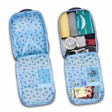 imagen 4 de mochila lilo & stitch mercury azul 40cm