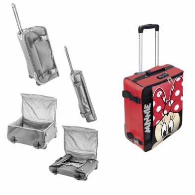 imagen 2 de maleta de cabina minnie mouse plegable