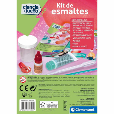 imagen 2 de juego kit de esmaltes clementoni