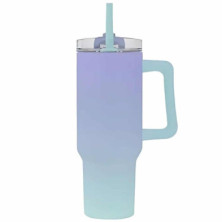 Imagen taza de viaje 1200ml sombreada lila & verde azulad