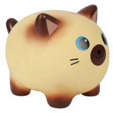 Imagen hucha gato siamés