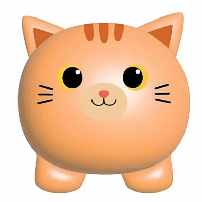 Imagen hucha gato naranja tabby