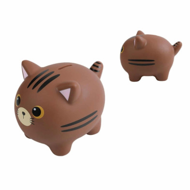 imagen 1 de hucha gato tabby
