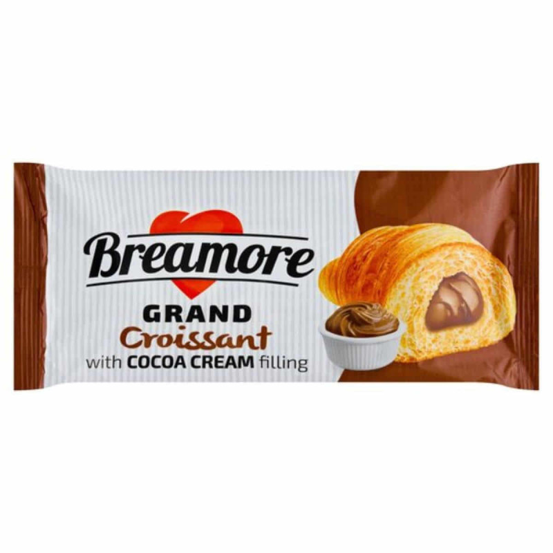 Imagen croissant crema de cacao breamore 80grs 20u