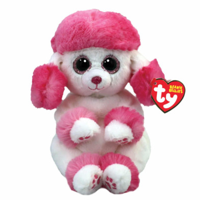 Imagen peluche beanie bellies heartly poodle 15cm ty Imagen peluche beanie bellies heartly poodle 15cm ty
