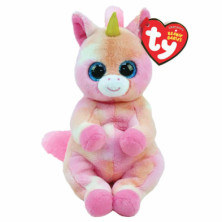 Imagen peluche beanie bellies skylar unicorn 15cm ty