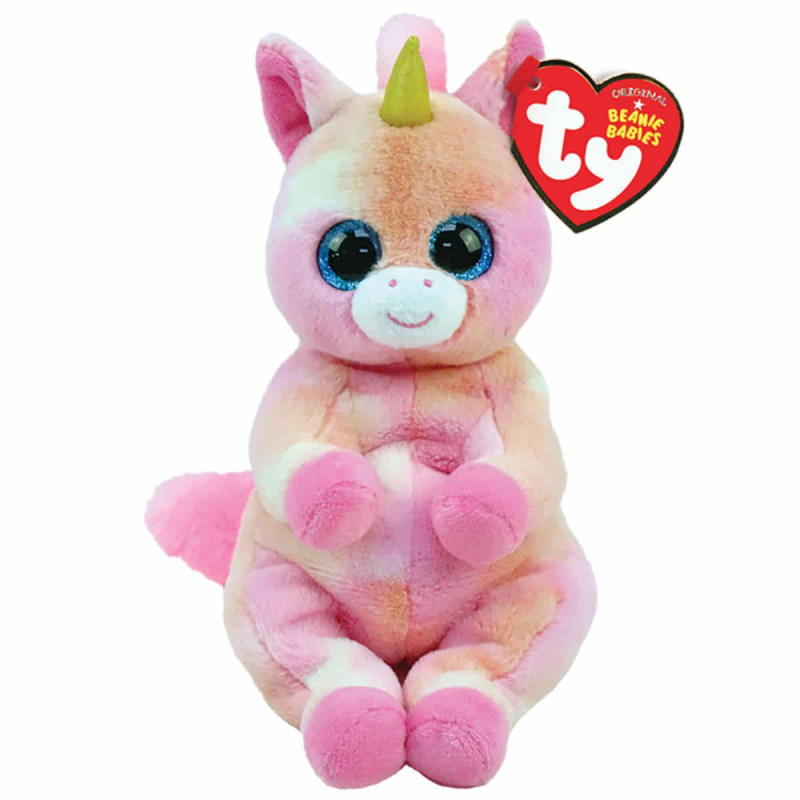 Imagen peluche beanie boos skylar unicorn 23cm ty
